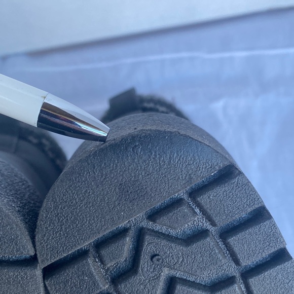 Pop Women's Black Side Zip Combat Boots - Picture 11 of 12